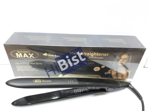 اتو مو فوق حرفه ای مکس مدل گلدن MAX GOLDEN مدل gm2176