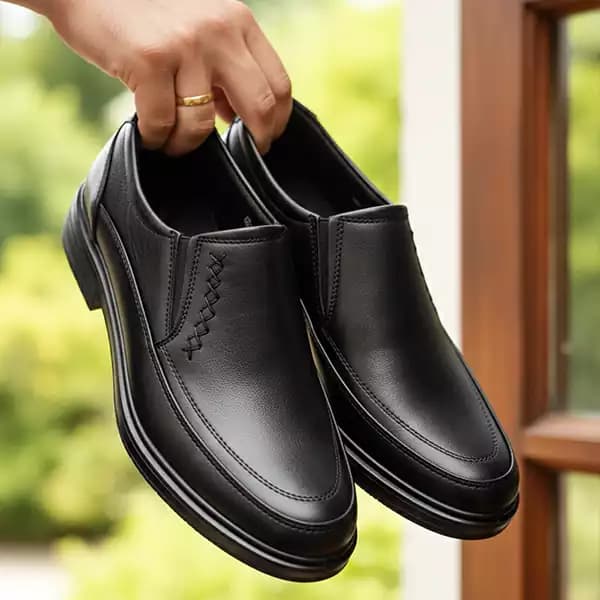 کفش مردانه چرم صنعتی کیمیا مدل(آیسان)