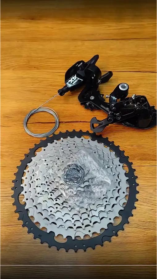 خرید ست دنده 12 سرعته L-TWOO AX 12 شامل شانژمان دسته دنده و خودرو 12 سرعته Group set L-TWOO AX 12 REAR Derailleur shifter cassette