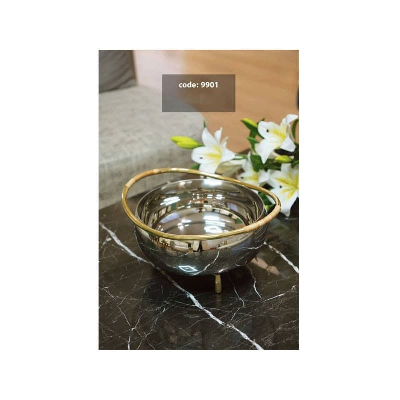 آجیل خوری استیل برنج انزو 9901