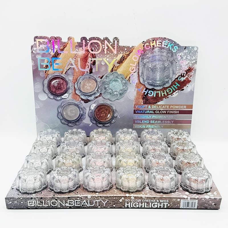 هایلایتر و سایه چشم کرمی طرح ژله بیلیون بیوتی کد B70073