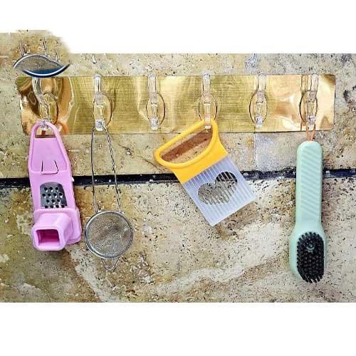آویز دیواری چسبی 6 شاخه — تصویر ۳