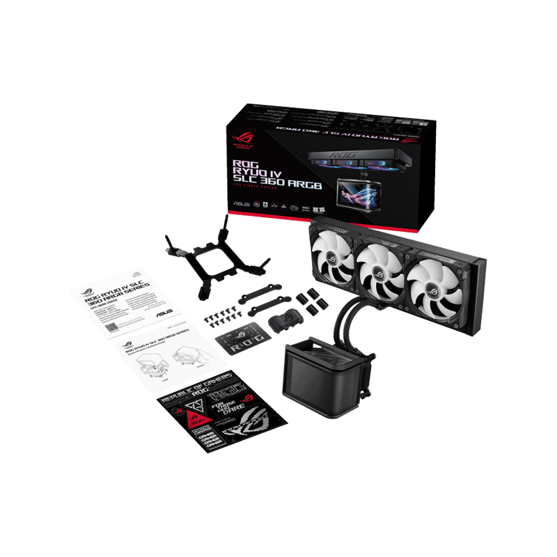 خنک کننده مایع پردازنده ایسوس مدل ROG Ryuo IV SLC 360 ARGB — تصویر ۱۰