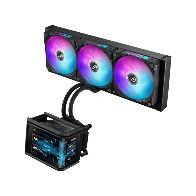 خنک کننده مایع پردازنده ایسوس مدل ROG Ryuo IV SLC 360 ARGB — تصویر ۱۱