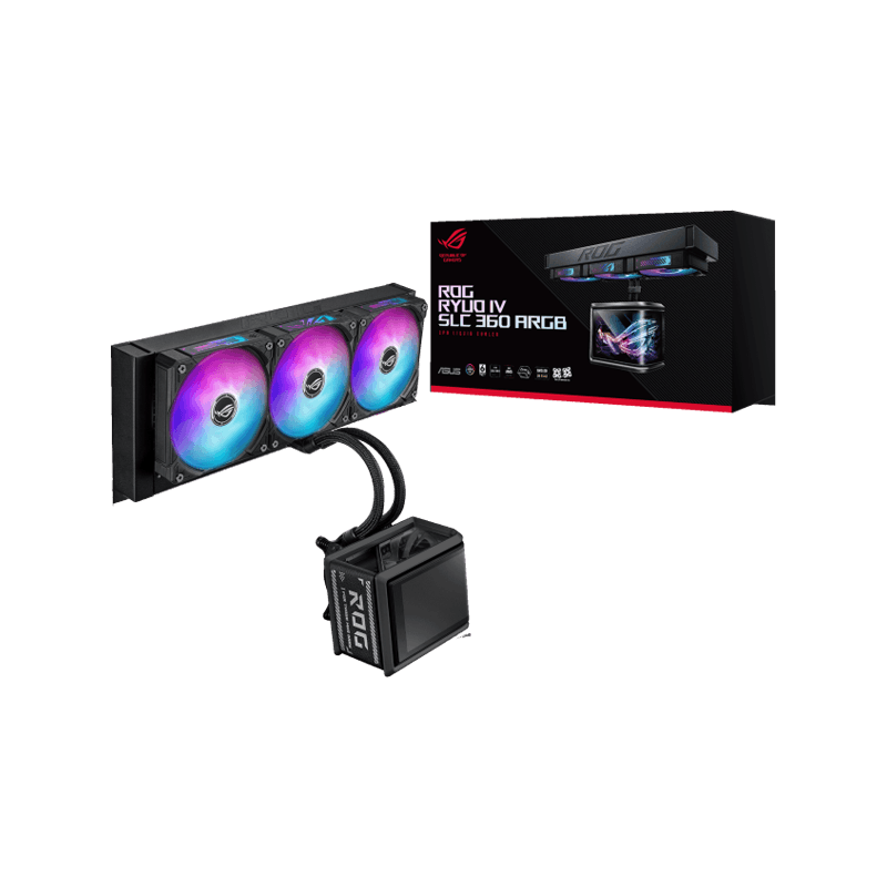 خنک کننده مایع پردازنده ایسوس مدل ROG Ryuo IV SLC 360 ARGB — تصویر ۸