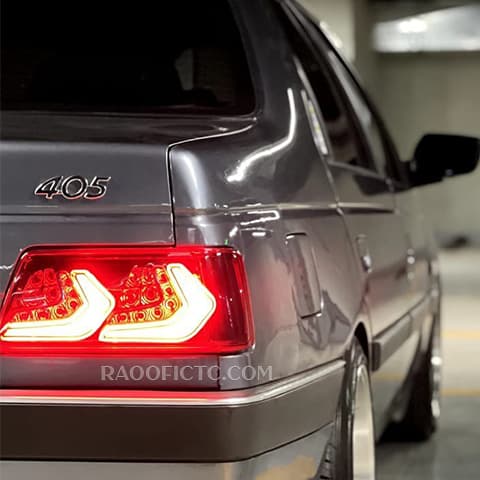 چراغ عقب 405 طرح کوروت — تصویر ۲