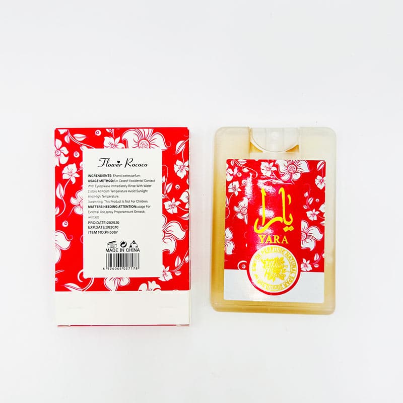 عطر کتابی جیبی یارا فلاور روکوکو کد PF5087 — تصویر ۴