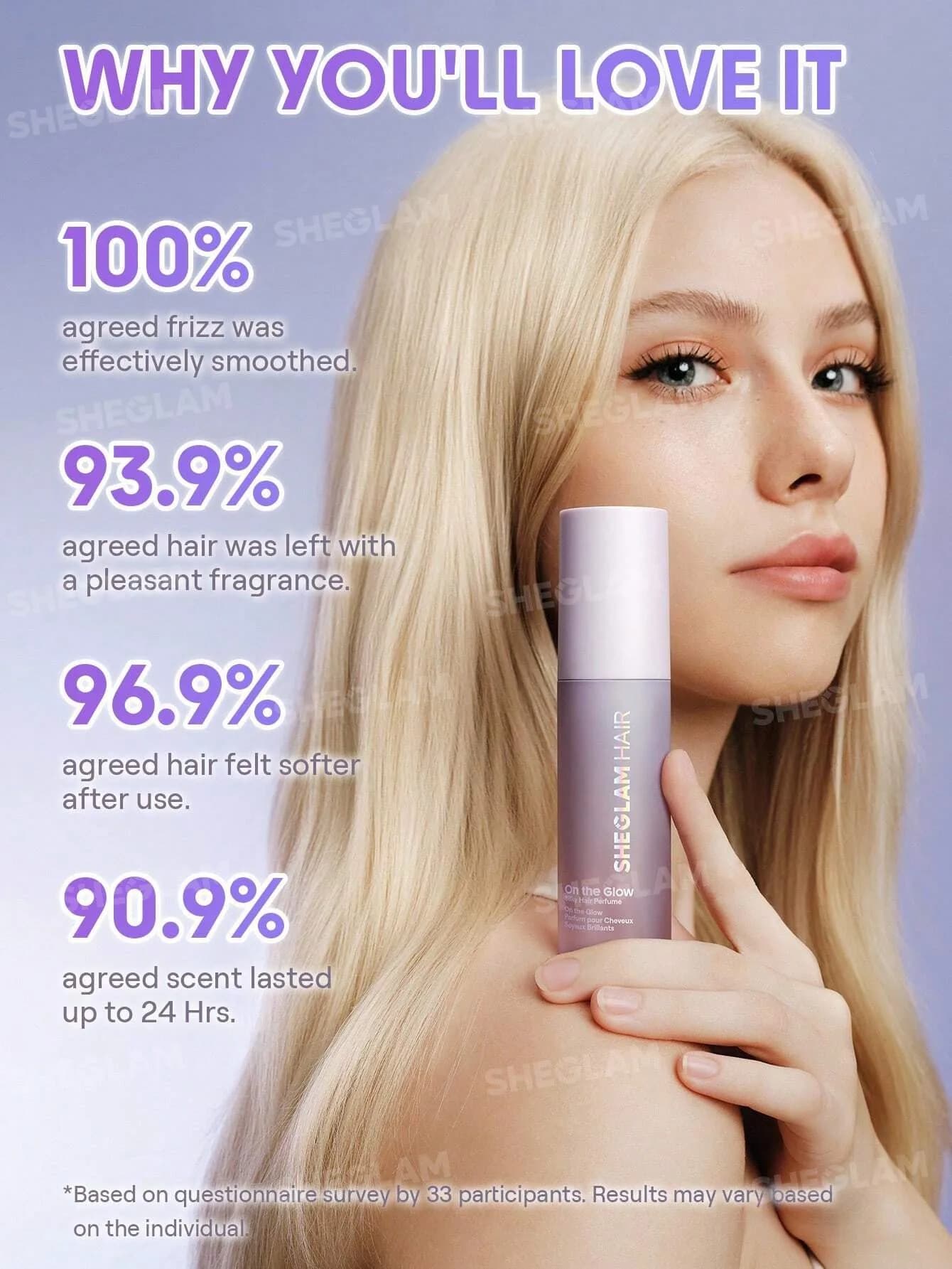 عطر مو شیگلم مدل On The Glow Silky Hair Perfume حجم 50 میل — تصویر ۵