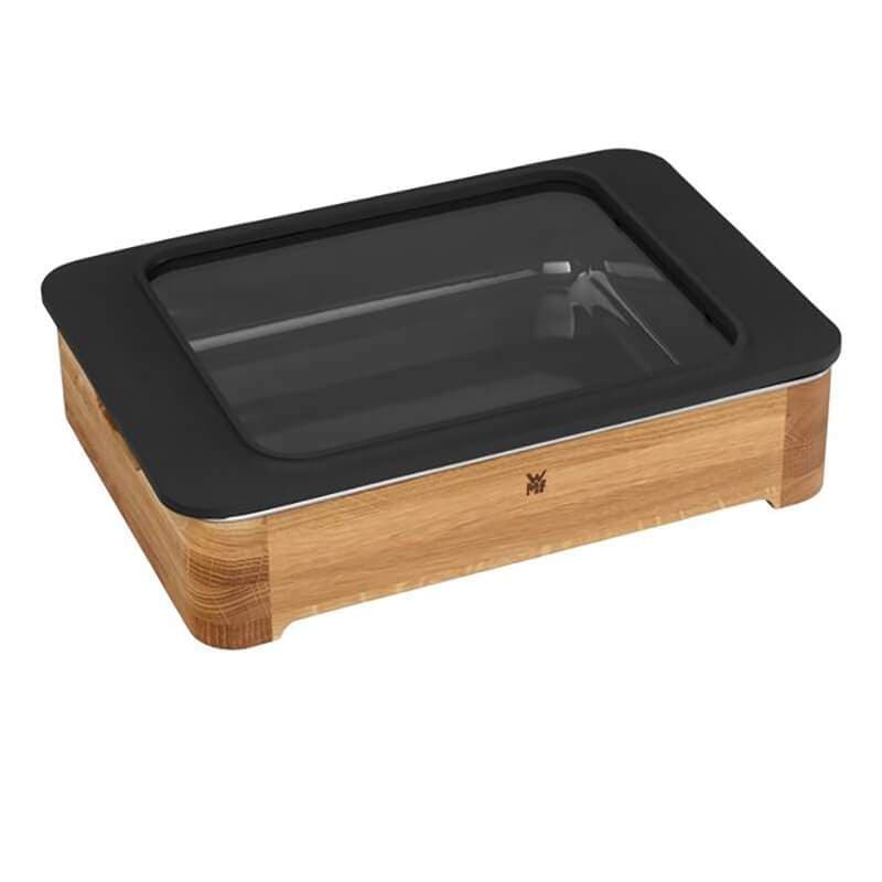 ظرف فر و سرو سایز بزرگ وی ام اف | WMF Fusiontec Casserole with wooden Serving Frame — تصویر ۴