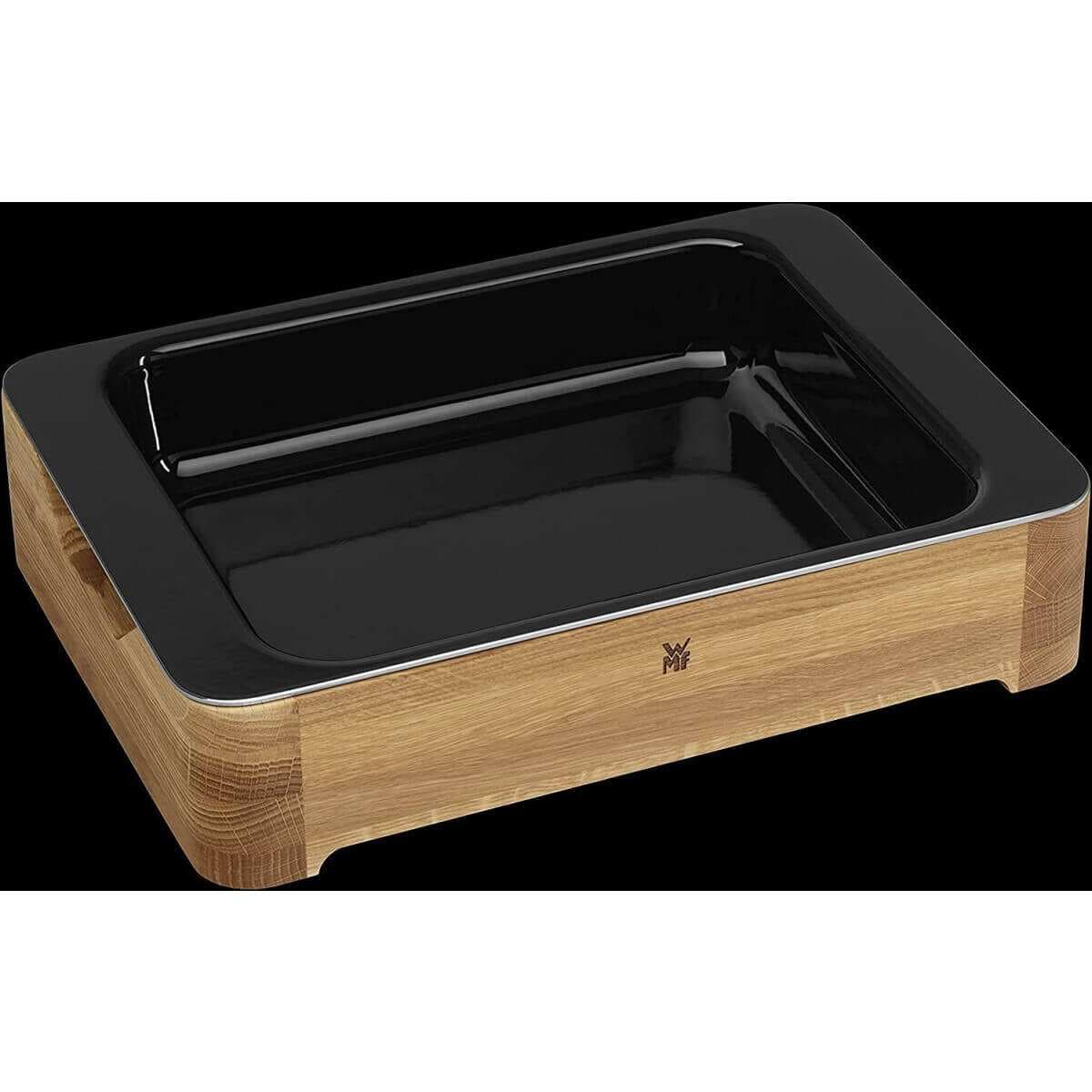 ظرف فر و سرو سایز بزرگ وی ام اف | WMF Fusiontec Casserole with wooden Serving Frame — تصویر ۷