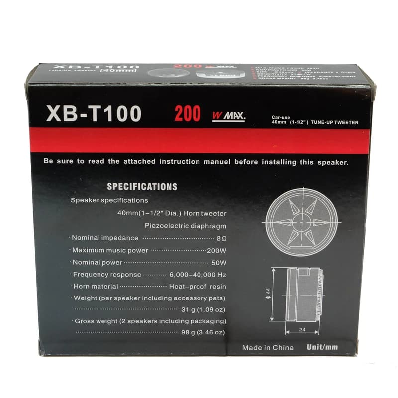 توییتر سانی مدل SUNNY XB-T100 — تصویر ۵