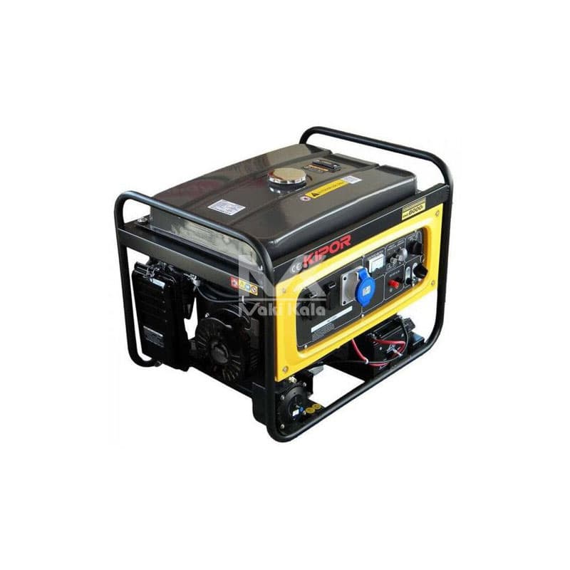 موتور برق دوگانه سوز تکفاز Kipor مدل KNGE6000E