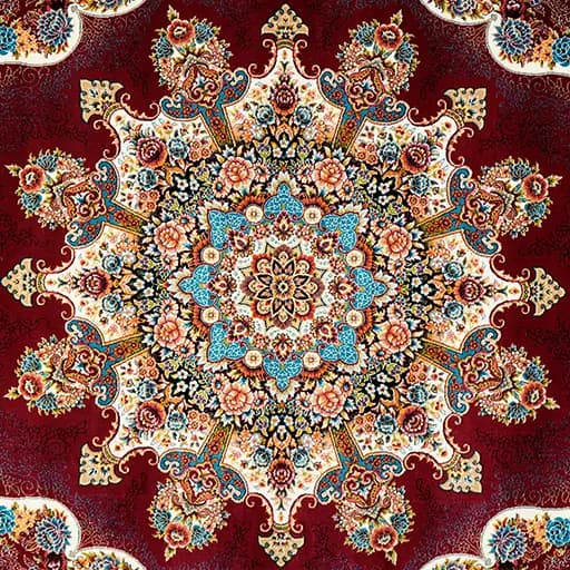 فرش کلکسیون کلاسیک کد R-۱۰۱، لاکی رنگ چهار متری — تصویر ۳