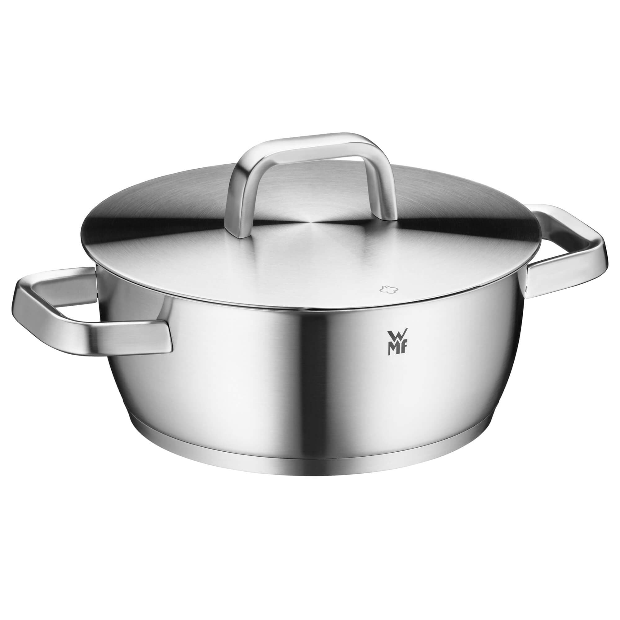 قابلمه دبلیو ام اف 24 کوتاه مدل WMF Iconic Braising Pan with lid