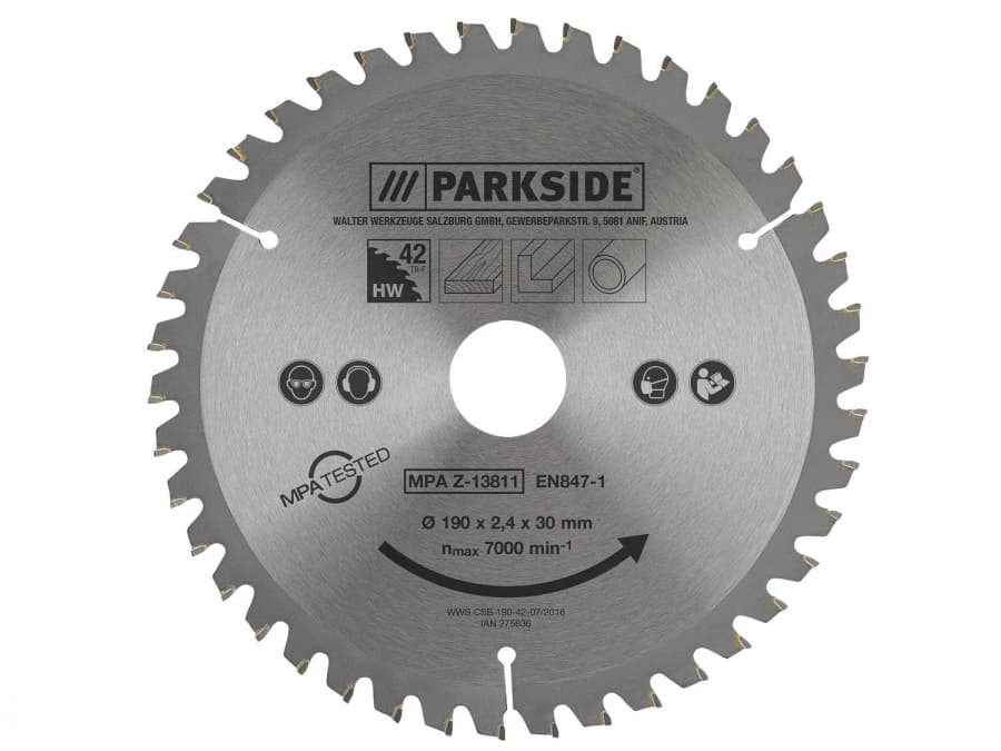تیغ اره گرد نجاری 42 دندانه 190MM