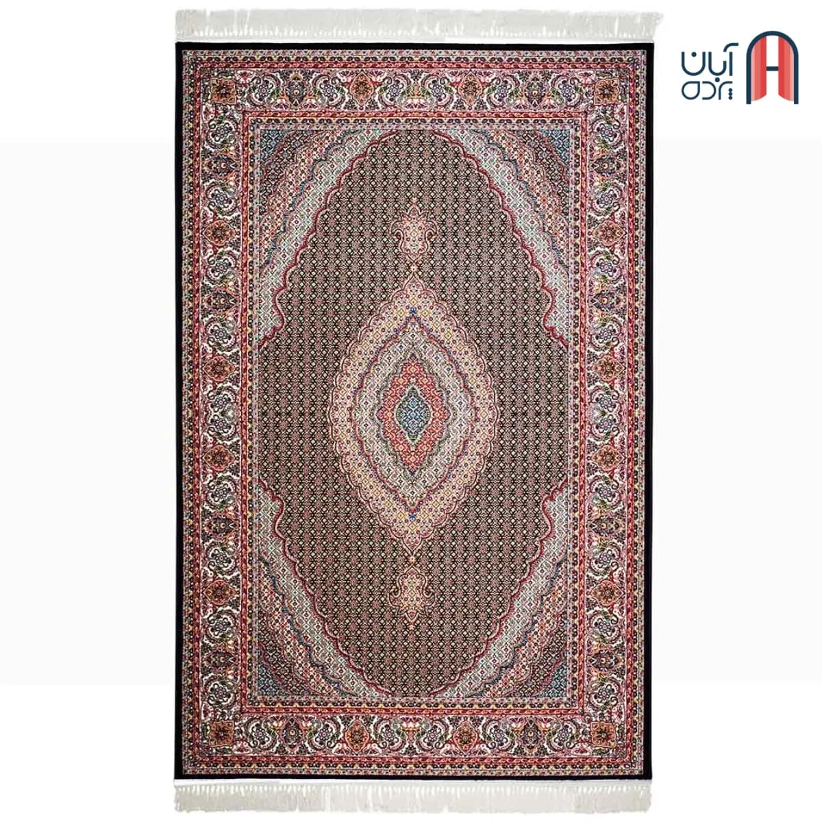 فرش کلکسیون کلاسیک کد N-۱۰۵، سرمه ای رنگ چهار متری