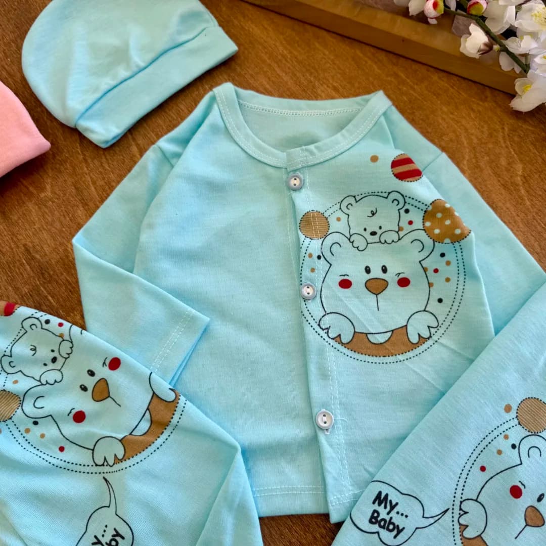 ست ۶ تکه نوزادی خرس مادر و بچه my baby کد 6400 — تصویر ۲