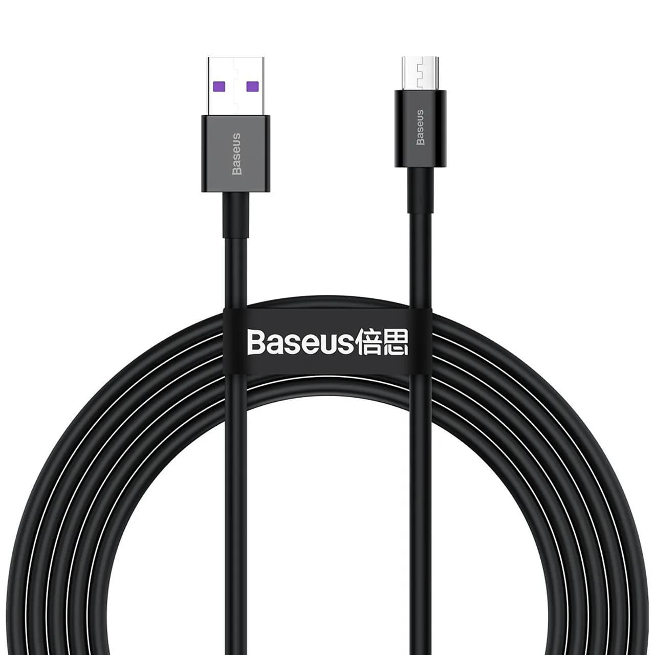 کابل تبدیل USB به میکرو USB بیسوس مدل CAMYS طول 2 متر توان 2 آمپر — تصویر ۳