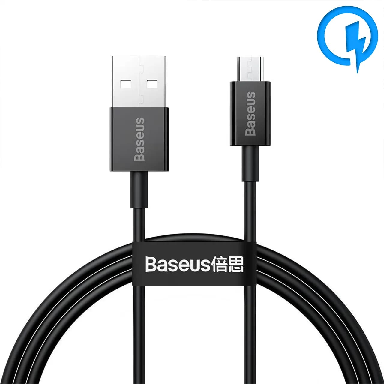 کابل تبدیل USB به میکرو USB بیسوس مدل CAMYS طول 1 متر توان 2 آمپر — تصویر ۲