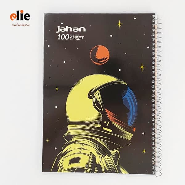 دفتر 100 برگ سیمی مجلد طرح 3803