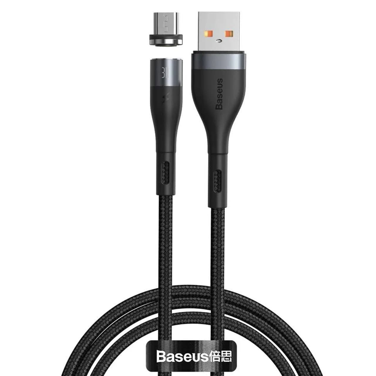 کابل تبدیل USB به میکرو USB مگنتی بیسوس مدل CAMXC طول 1متر – 2.1 آمپر — تصویر ۳
