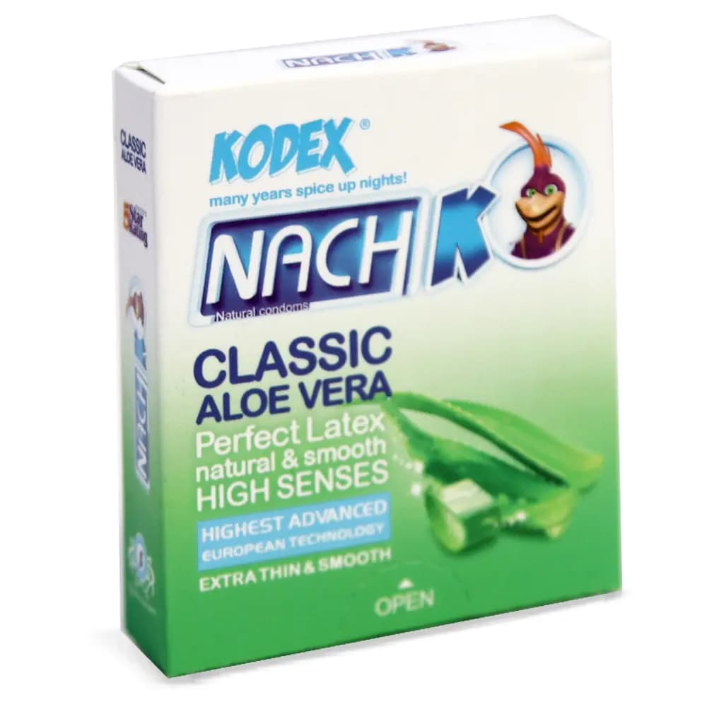کاندوم کدکس مدل Classic Aloevera بسته 3 عددی