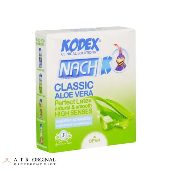کاندوم کدکس مدل Classic Aloevera بسته 3 عددی — تصویر ۳