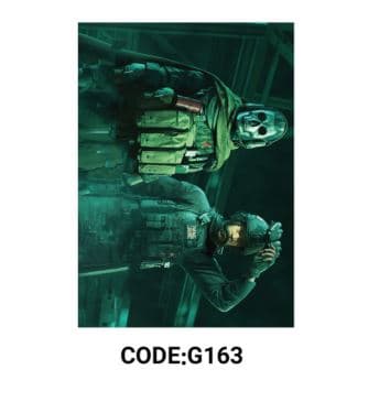 فرشینه 20*25 طرح پد موس گیمینگ Call of duty کد G163 — تصویر ۲