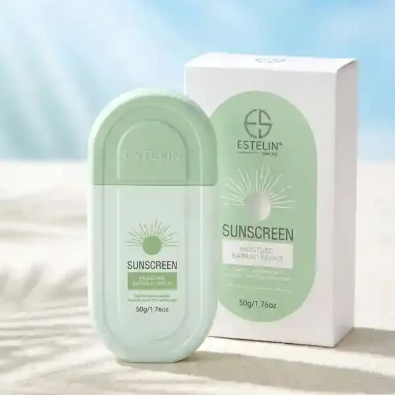 کرم ضد آفتاب بی رنگ ترمیم کننده استلین مدل مویسچر SPF90 حجم 100 میل — تصویر ۴