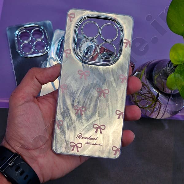 قاب براش لیزری شیائومی Note 14 Pro 4G با محافظ لنز | مینیمال و فانتزی — تصویر ۴