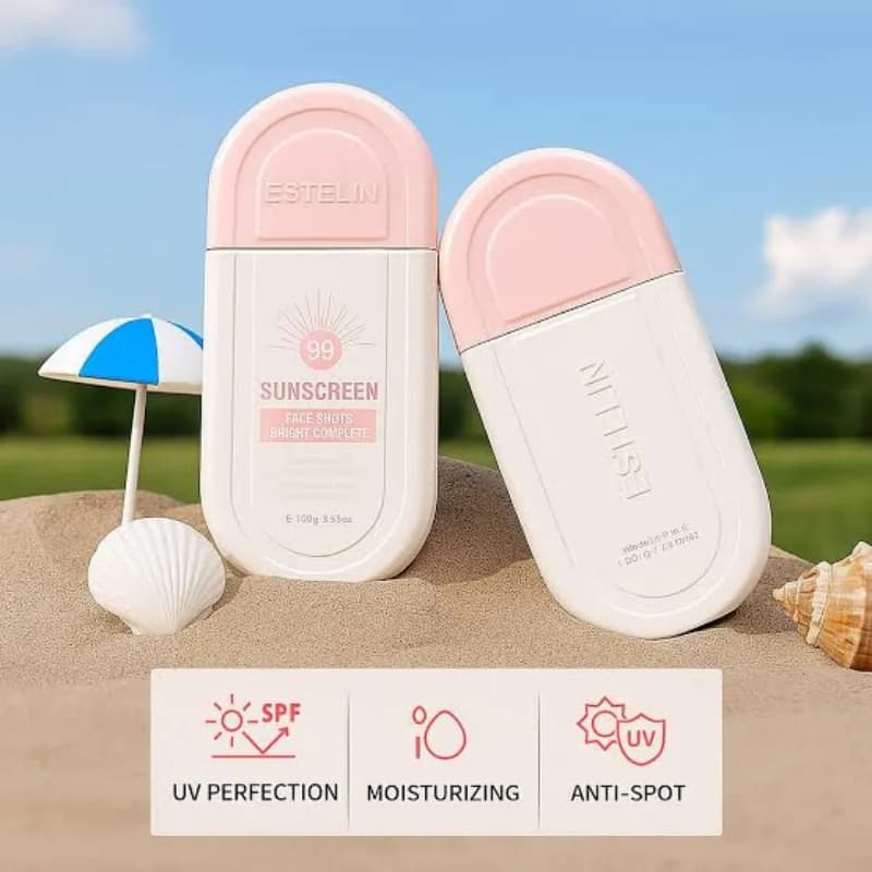 کرم ضد آفتاب بی رنگ ضد لک استلین مدل فید اسپات SPF90 حجم 100 میل — تصویر ۷