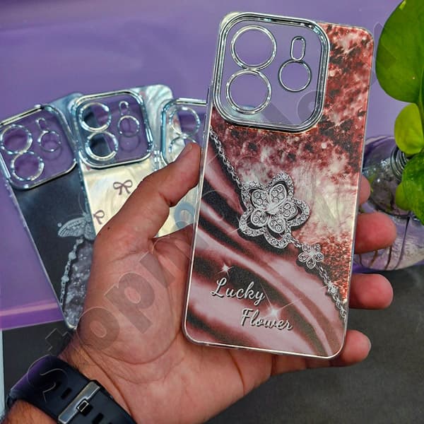 قاب براش لیزری شیائومی Note 14 4G با محافظ لنز | مینیمال و فانتزی — تصویر ۳