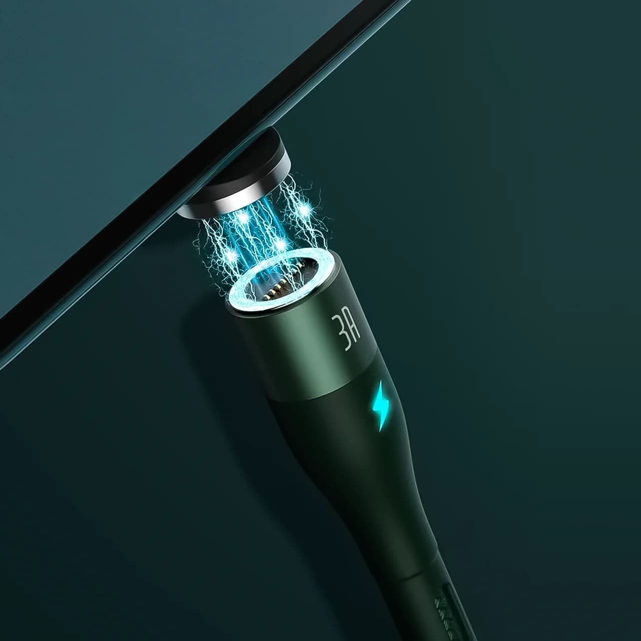 کابل تبدیل USB به تایپ سی مگنتی بیسوس مدل CATXC طول 1 متر توان 3 آمپر — تصویر ۷