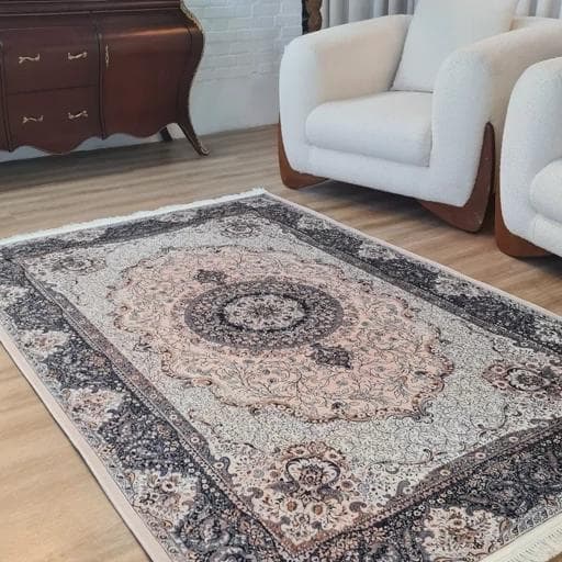 فرش چاپی فرشینه برند قالیوا مخمل هازان طرح روشنu86(پس کرایه)