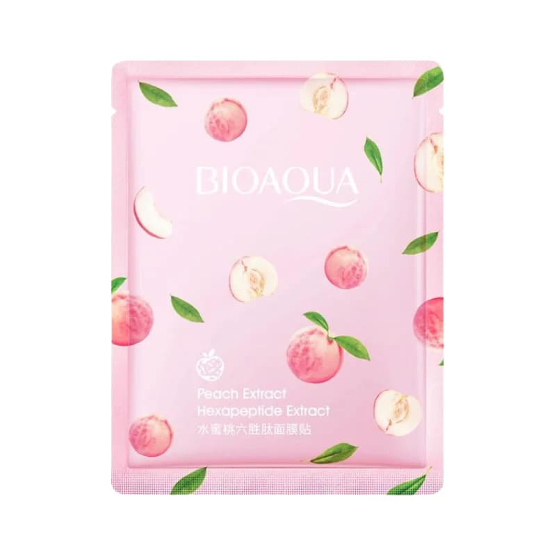 ماسک ورقه ای صورت مدل هلو بیوآکوا Bioaqua