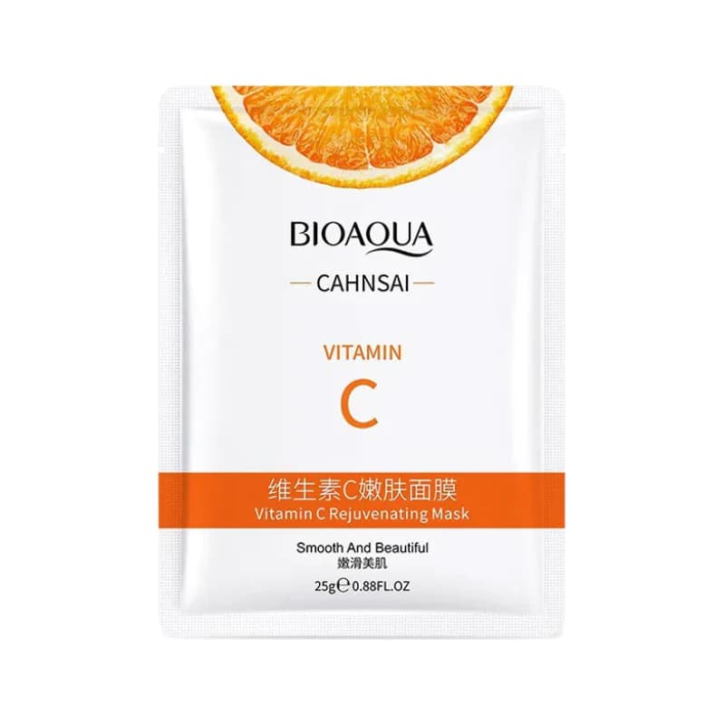 ماسک ورقه ای صورت مدل ویتامین C کاهنسای بیوآکوا Bioaqua