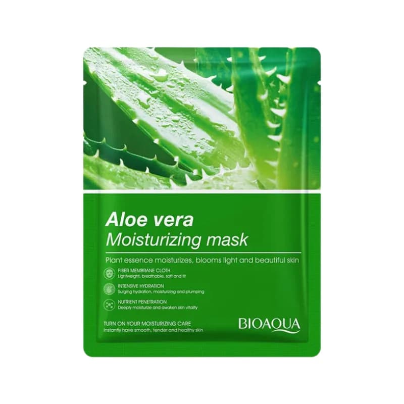 ماسک ورقه ای صورت مدل آلوئه ورا بیوآکوا Bioaqua