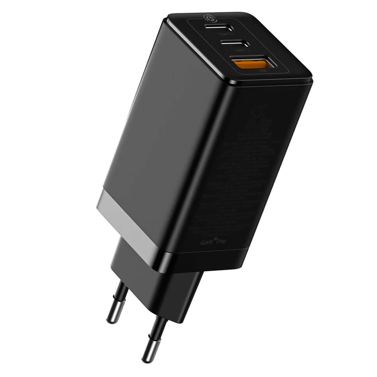 شارژر دیواری بیسوس مدل CCGAN2P GaN2 Pro با توان خروجی 65 وات به‌ همراه کابل — تصویر ۴