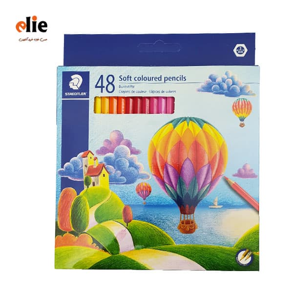 مداد رنگی 48 رنگ استدلر سری Soft