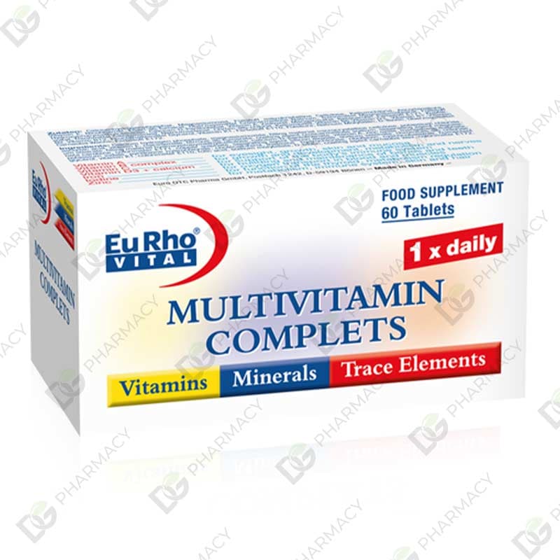 مولتی ویتامین کامپلیت یوروویتال 60 عددی