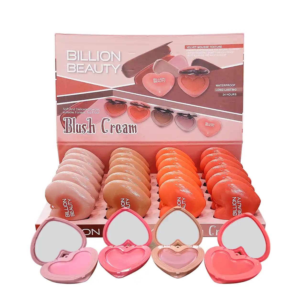 رژ گونه قلبی بیلیون بیوتی Billion beauty