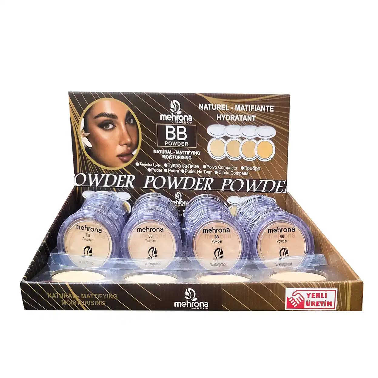 پنکک مهرونا Merhona | ضدآب، مات کننده و مرطوب کننده پوست — تصویر ۲