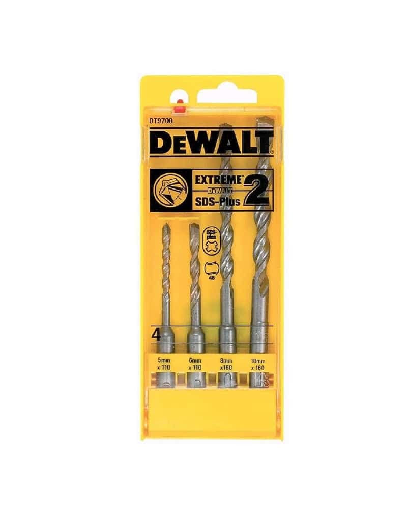 مجموعه 4 عددی مته چهار‌شیار الماسه سِری اکستریم دیوالت مدلDT9700