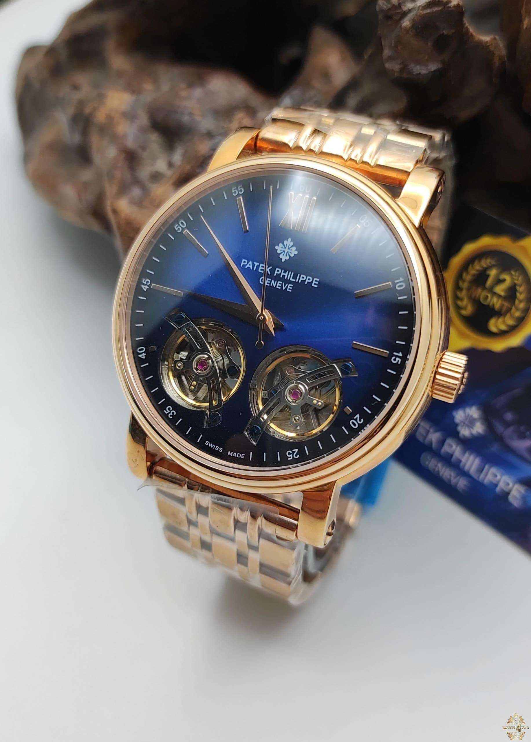 ساعت مردانه اتوماتيک دو توربیلون پتک فيليپ Patek philippe — تصویر ۳
