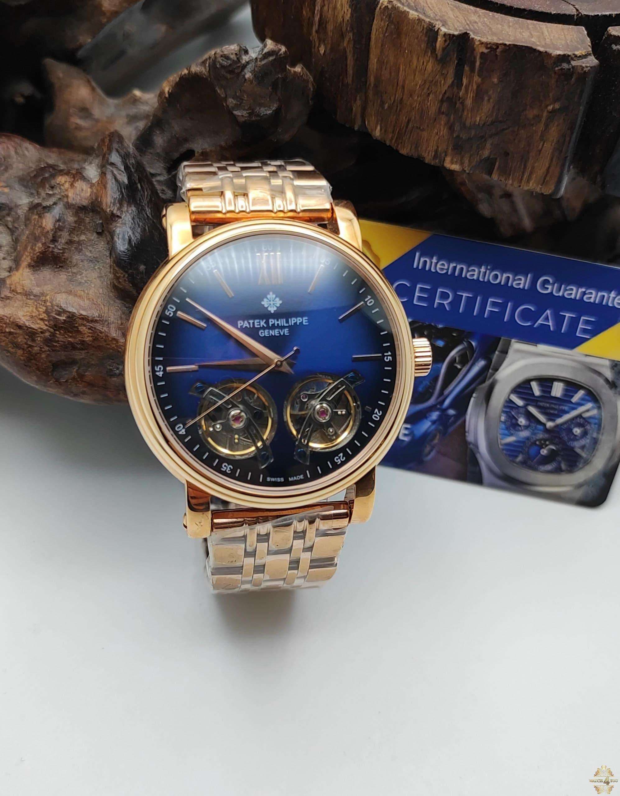 ساعت مردانه اتوماتيک دو توربیلون پتک فيليپ Patek philippe — تصویر ۲