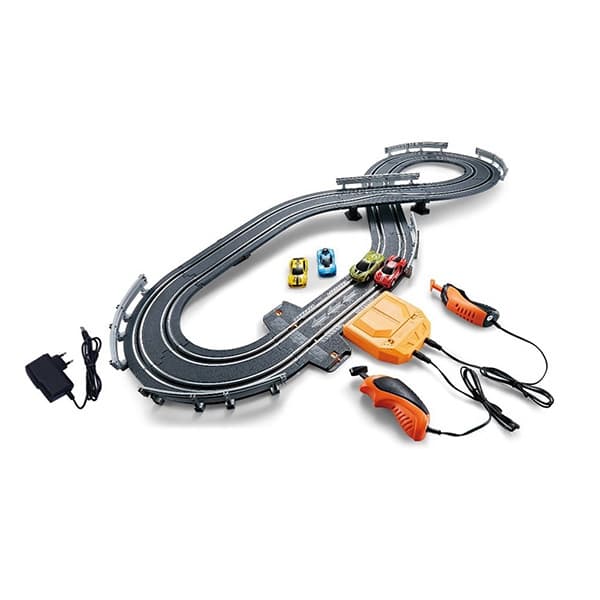 کیت ماشین بازی مدل ریسینگ کنترلی چهار ماشین طرح 2.32 متری کد A64-3 A