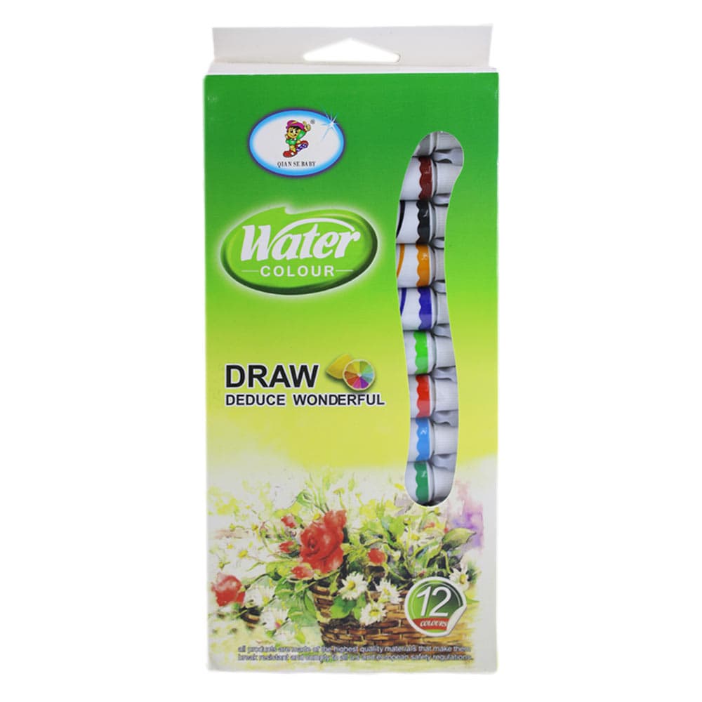 آبرنگ پمادی ۱۲ رنگ – DRAW — تصویر ۲