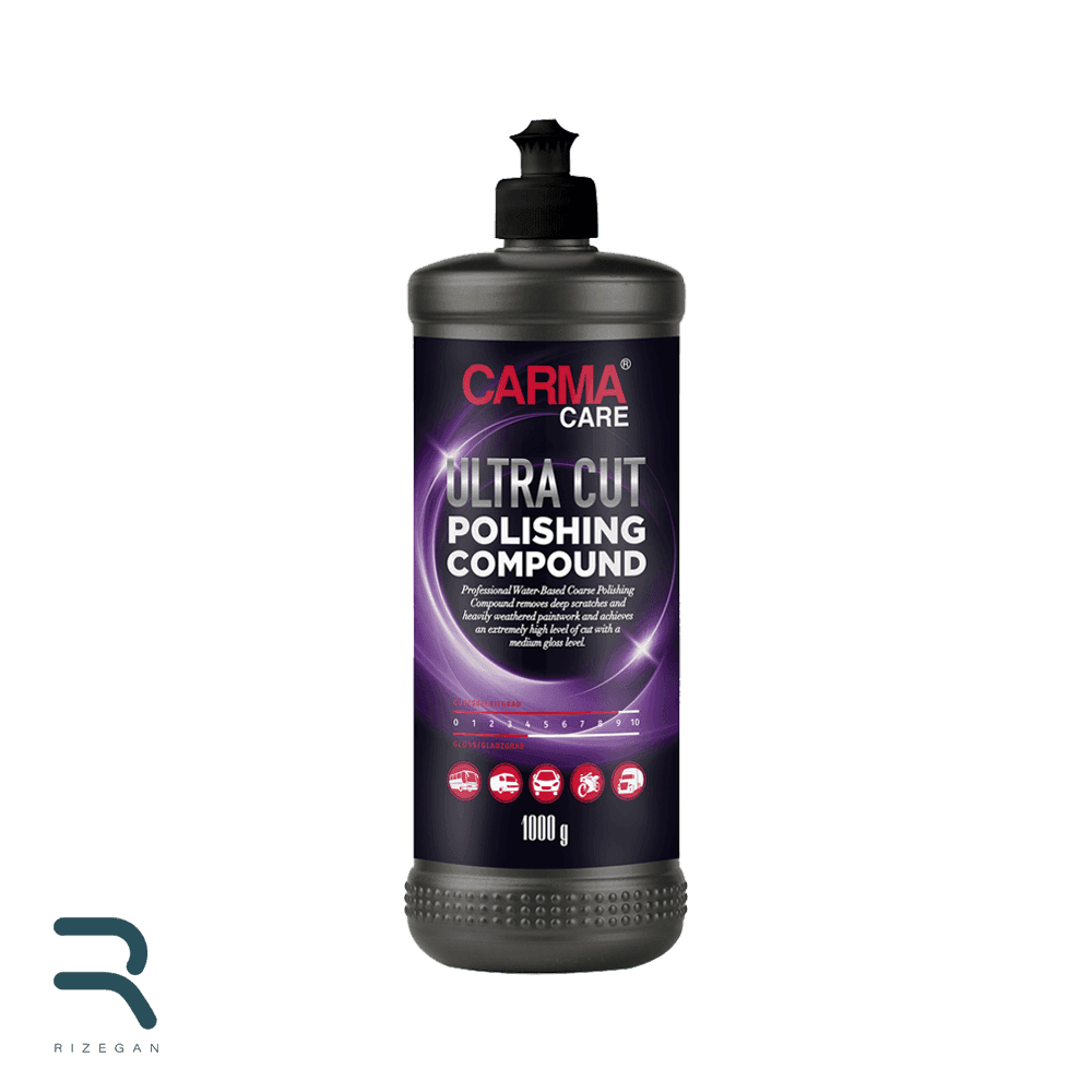 پولیش بسیار زبر کارماکر 1000گرمی CarmaCare Ultra cut polishing compound
