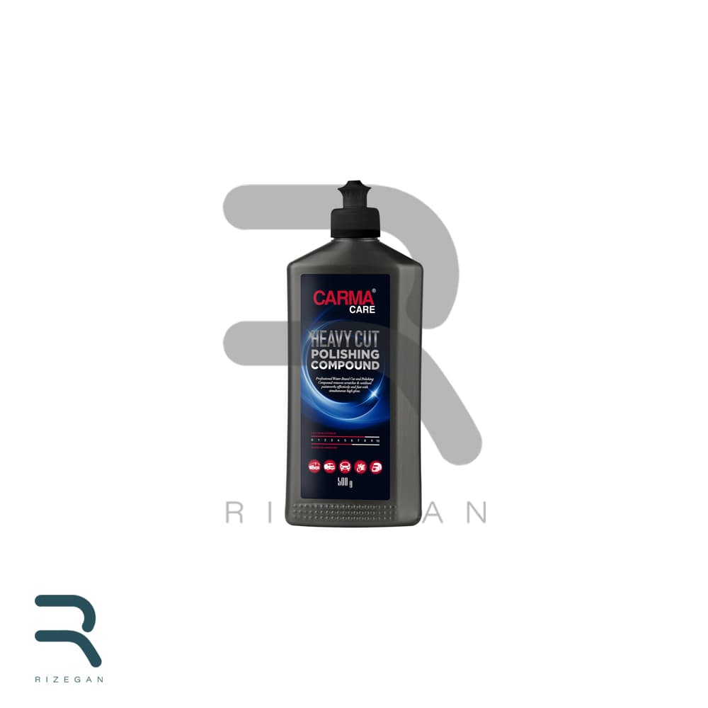 پوليش زبر بدنه خودرو CarmaCare Heavy Cut Polishing Compound
