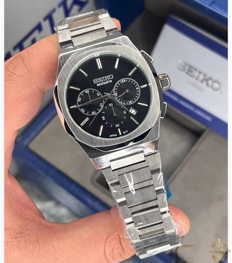 ساعت مچی مردانه سه موتوره سیکو seiko exclusive — تصویر ۸